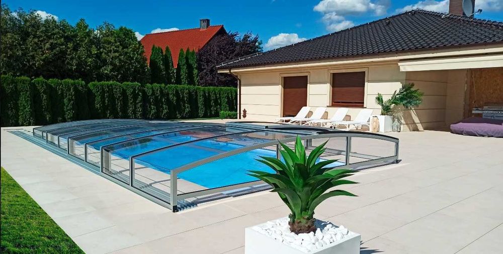Zadaszenie basenowe Prestige 6,44 x 3,50 x 0,60m przykrycie gotowe !