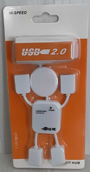 HUB USB 2.0 4 порта (человечек)