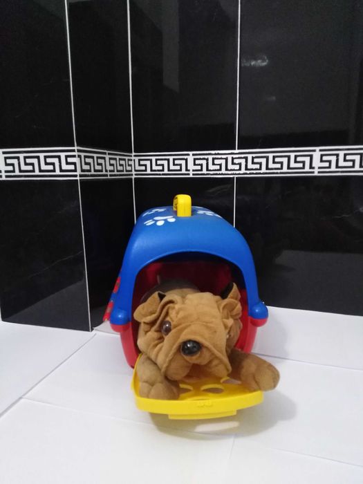 Transportadora de animais para brincar aos Veterinários.