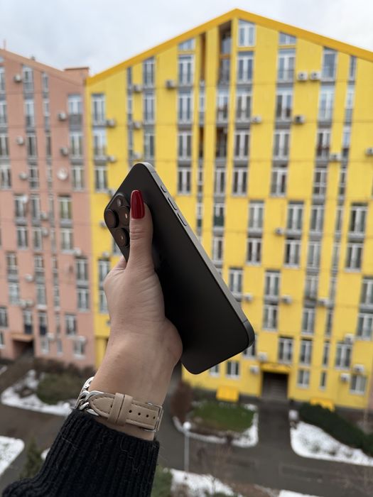 Идеал 100% Аккум iPhone 15 Pro Max 512Gb Black Neverlock айфон про мах