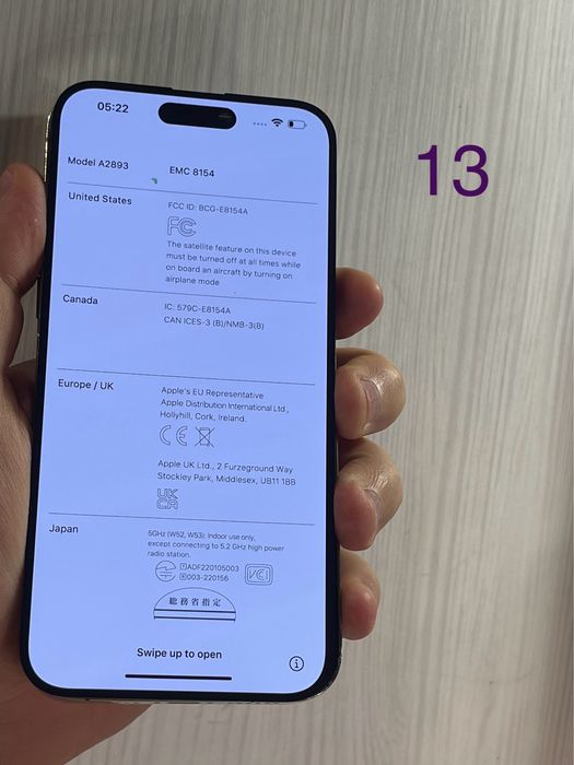 Дисплей iPhone 14 Pro Max екран розборка оригинал оригінальний донор з