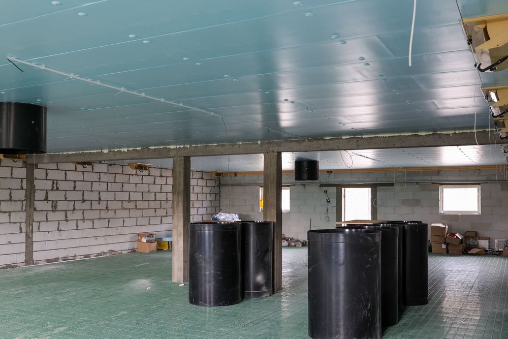 Izolacja Sufitu Dachu Stropu Odchowalni Świń Płyta Styrodur XPS AGRO