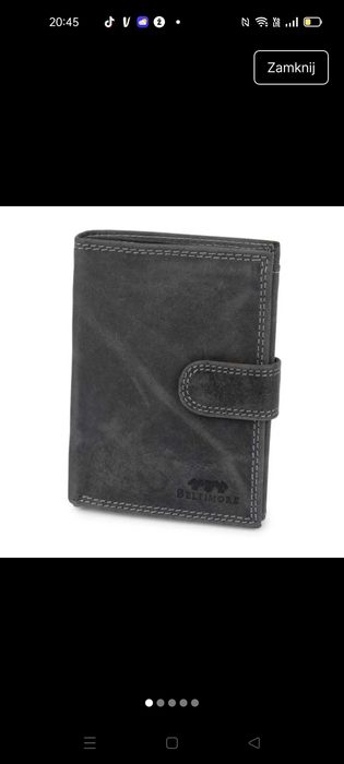 Portfel męski skórzany ekskluzywny