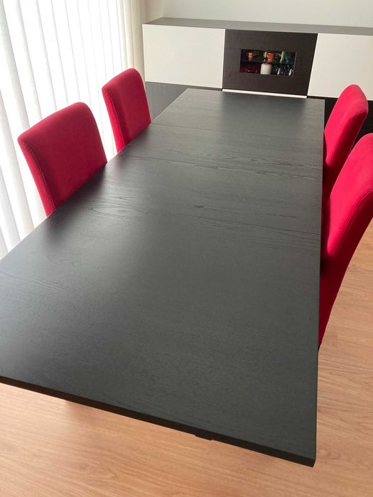 Mesa  - IKEA Bjursta 180 - extensivel 220 + 4 cadeiras IKEA  bergmund