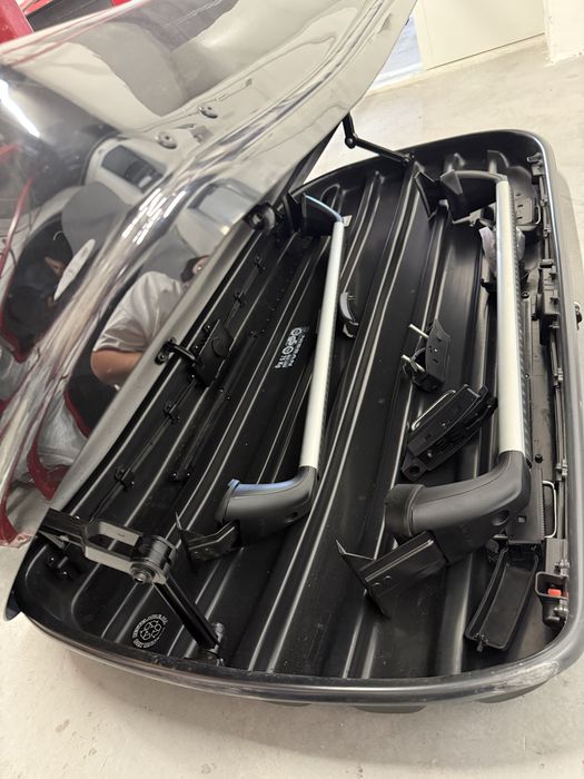 Бокс багажний Thule + алюмінієві тримачі (поперечки)