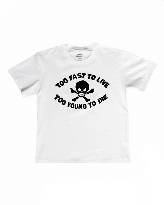 トップス vivienne westwood colororb T-shirt Y2K Vivienne Westwood Too Fast To Live T-Shirt (opium, y2k, archive