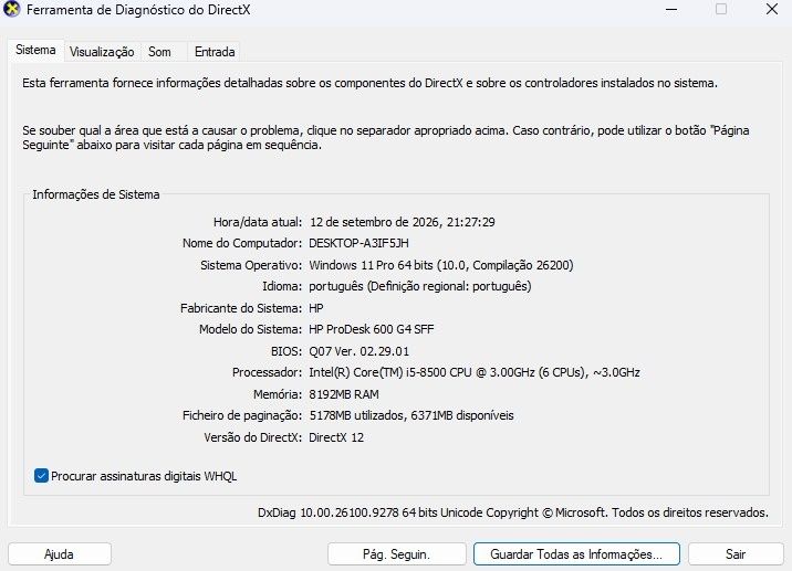 Hp prodesk 600 g4 sff