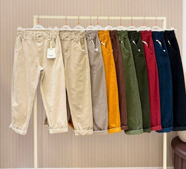 Sztruksy spodnie damskie Wiya s,m, L