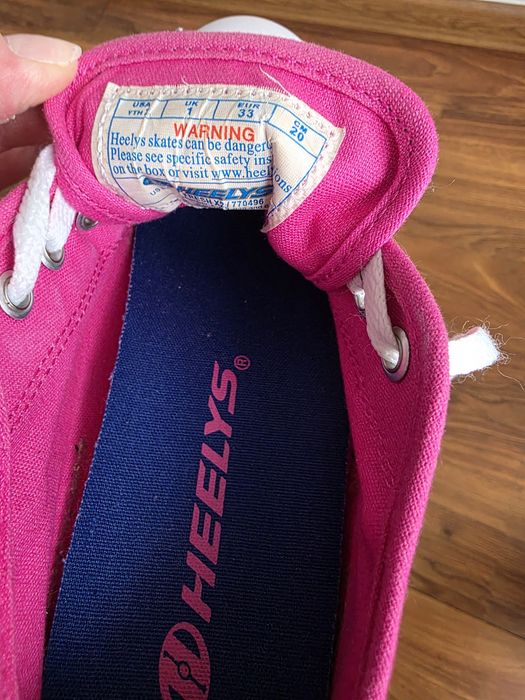 Buty rolki trampki Heelys r.33 dziewczęce