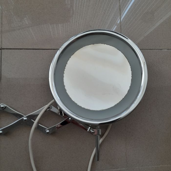 Espelho parede de aumentar com luz