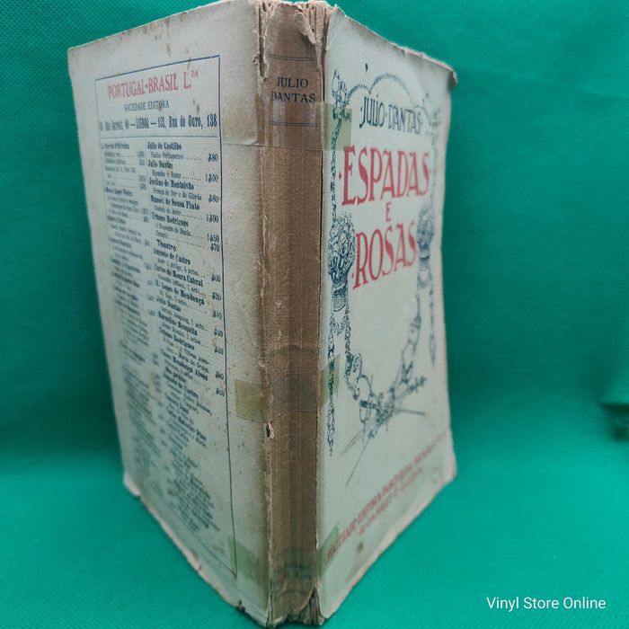 Livro - Espadas e Rosas - Julio Dantas  - Ref-PAR4