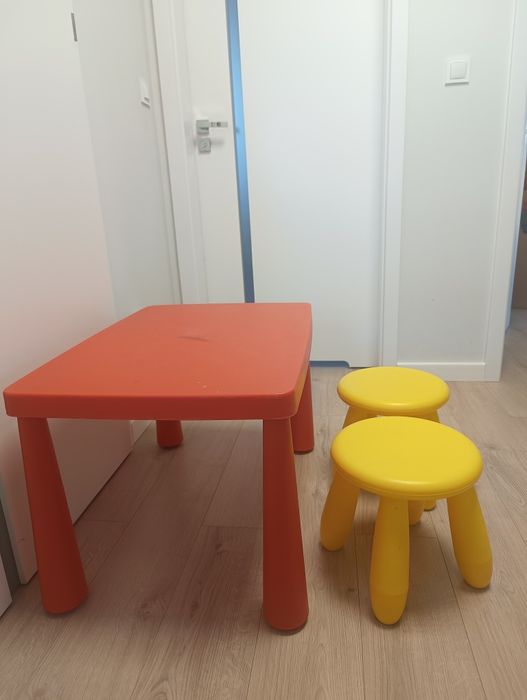 Zestaw plastikowy ogrodowy Ikea Mammut.