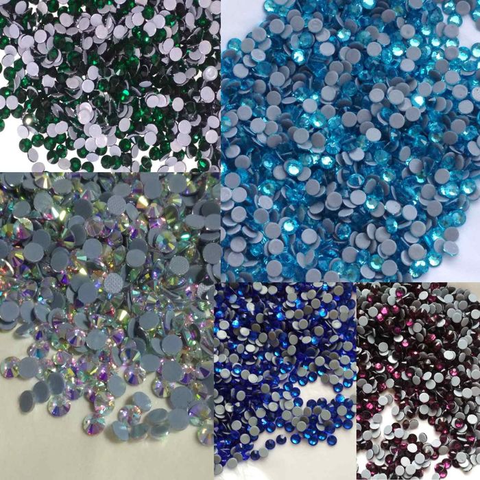 Стразы горячая фиксация, Люкс качество,ss16,ss20,ss30, 100 шт, 1440 шт