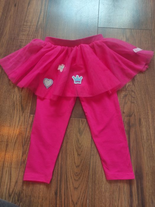 Legginsy ze spódniczką tiulową