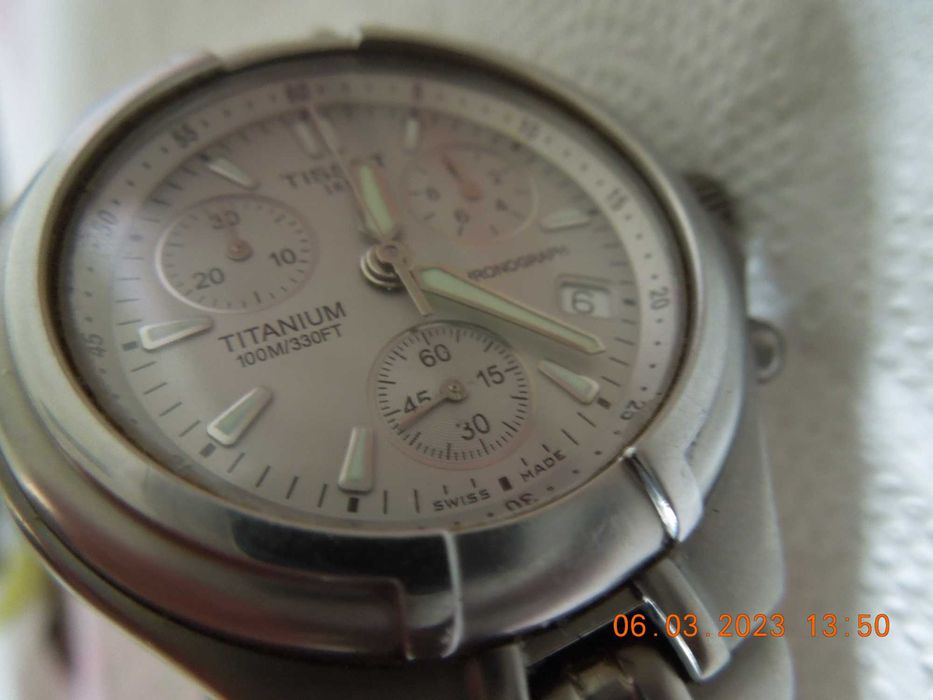 zegarek tissot tytanowy