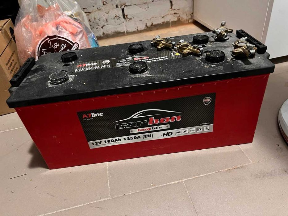 Аккумулятор 12v 190Ah 1250A