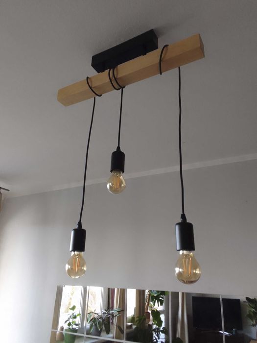 Lampa Sufitowa Loft + 3 żarówki dekoracyjne