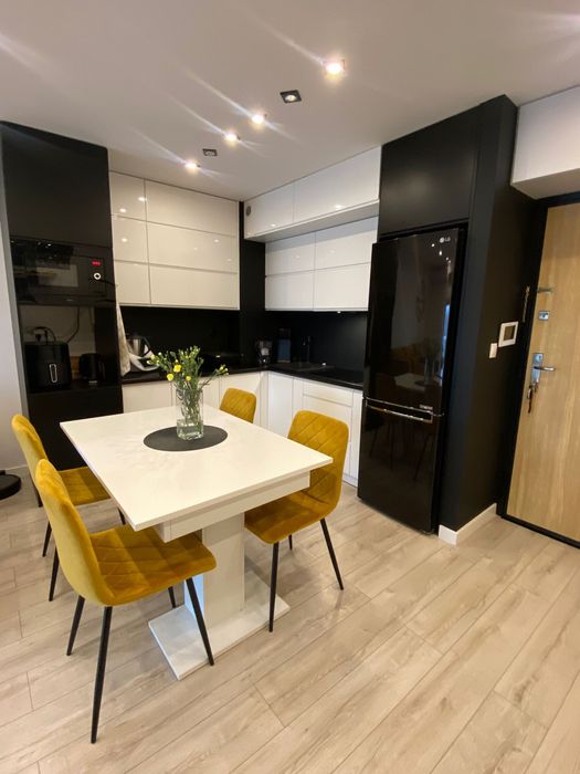 Apartament z garażem i ogródkiem Sobola Biel klimatyzacja 44m2