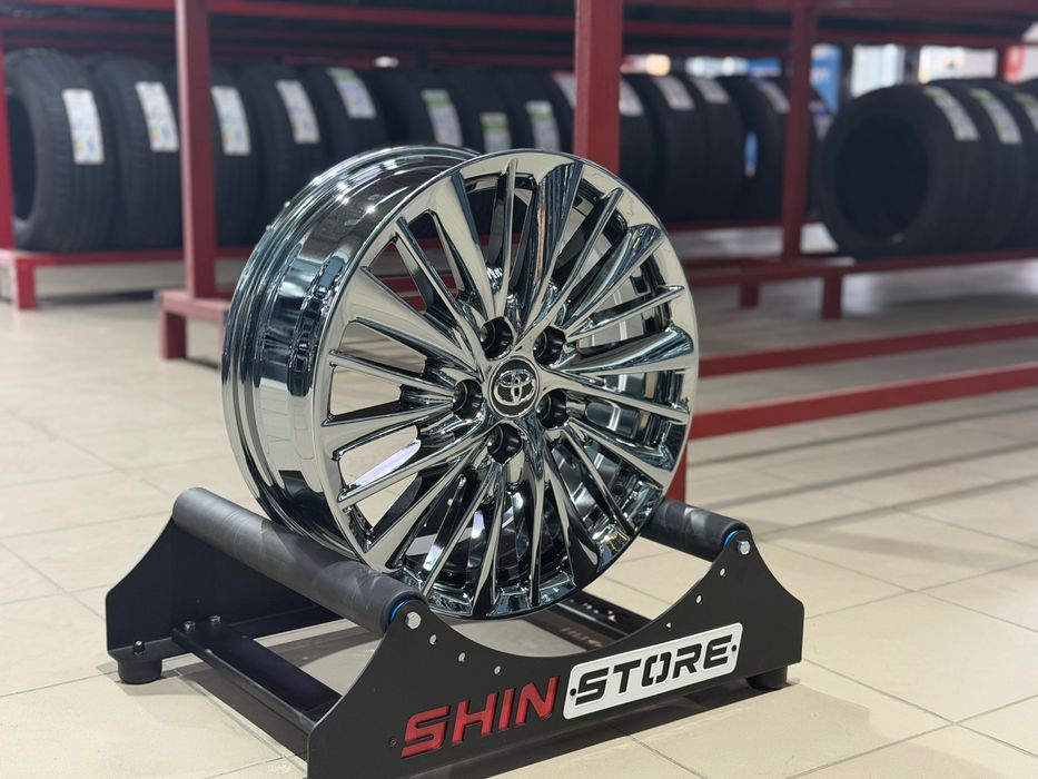 Нові диски Toyota Lexus R17 5x114.3 REPLICA TY434 Black Vacuum Chrome