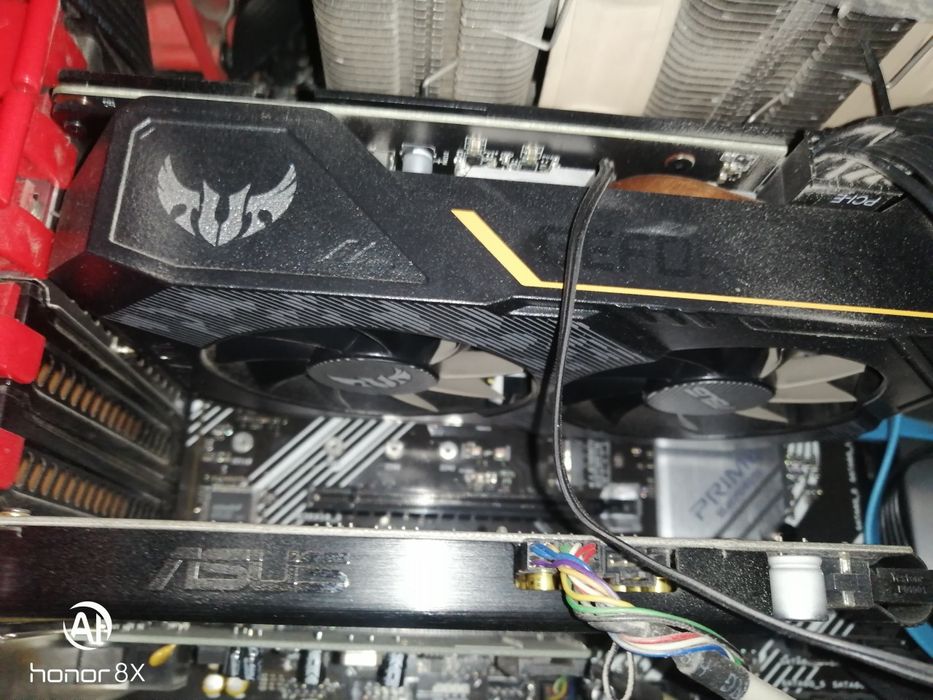 Asus tuf gaming gtx 1660 ti OC edition 6gb,gddr6. Гарантия до 10 авгус