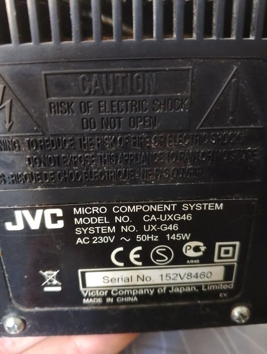 Музыкальный центр JVC CA-UXG 46