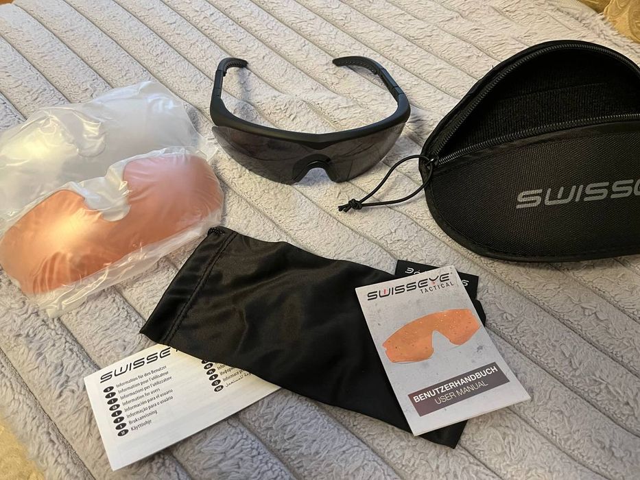 Тактичні окуляри Swiss Eye Raptor зі змінними лінзами