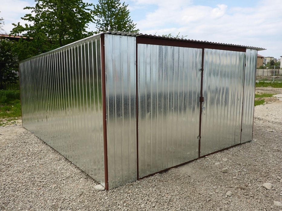 Garaż blaszany Blaszak Garaże blaszane 3x4 3x5 3x6 4x5 4x6 6x5 6x6 8x6