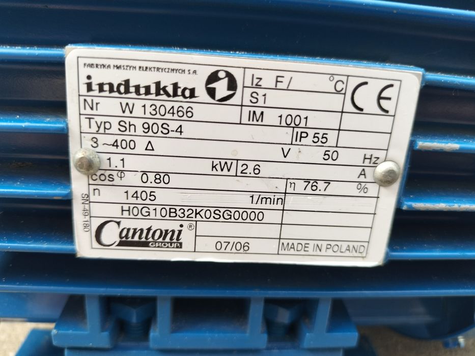 Silnik trójfazowy 1.1 kW