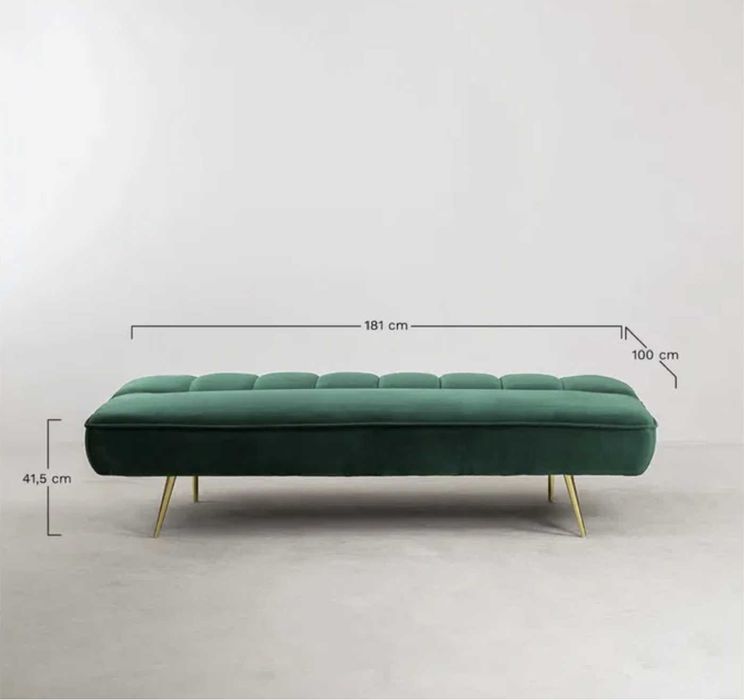 Sofa Cama Sklum (em Amarelo)