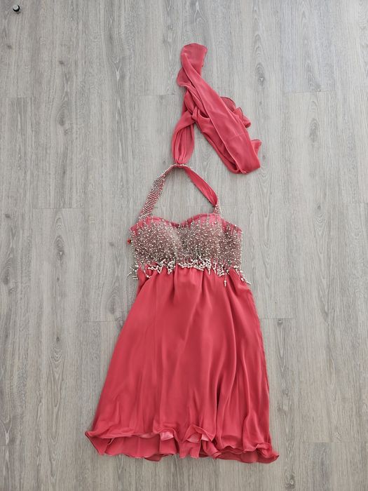 Vestido de cerimónia com pedraria nr. 36