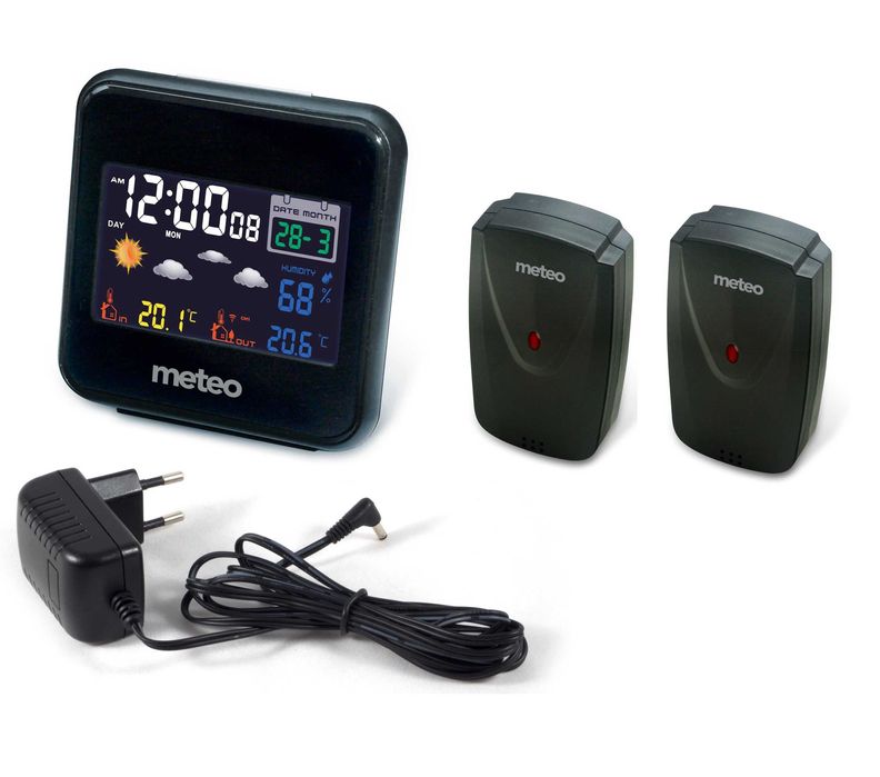 Stacja pogodowa SP70 - kolorowy ekran, czujka, zasilacz