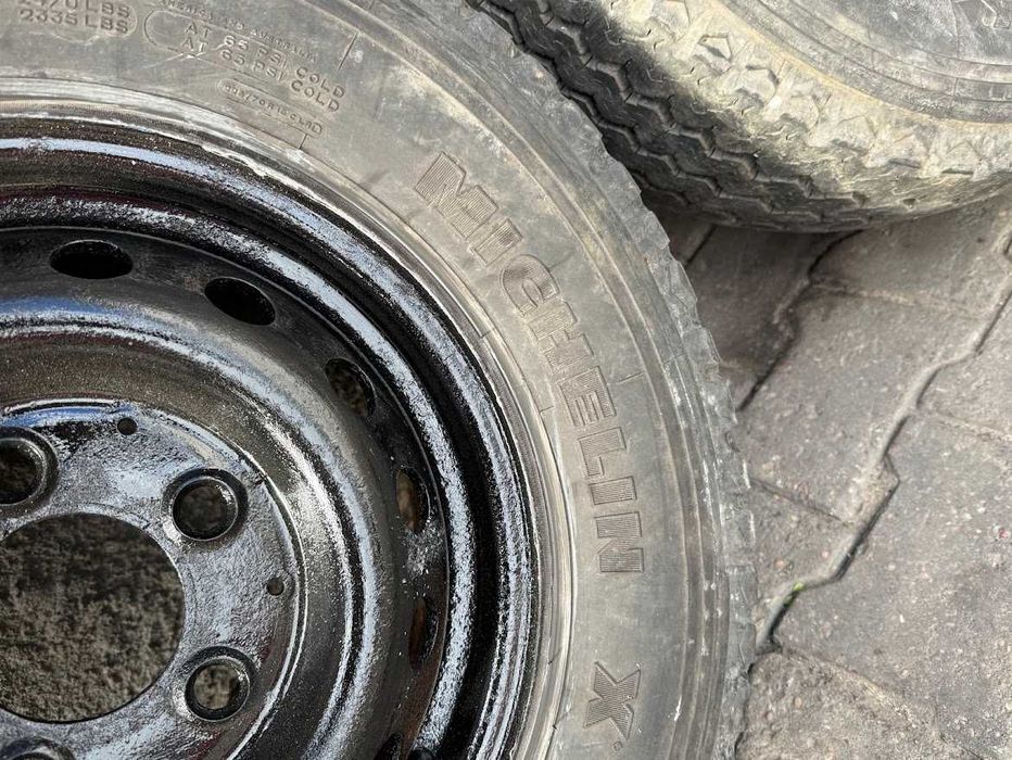 шини в зборі диски скати колеса 225 70 15 С Michelin 7 mm літо 5 130 Dia 84.1 mm