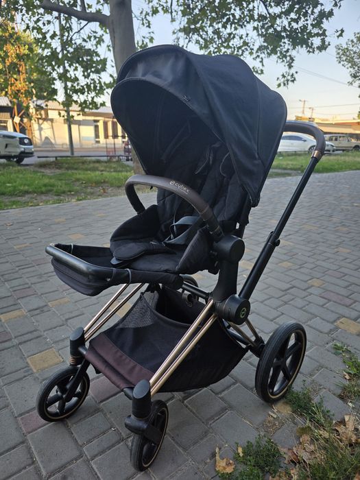 Коляска Cybex priam Platinum Rose Gold