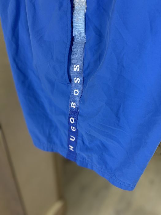 Шорти hugo boss: яскравий синій колір, преміум якість