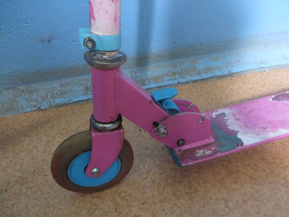 Самокат складывающийся двухколесный от 5 до 10 лет Металлический