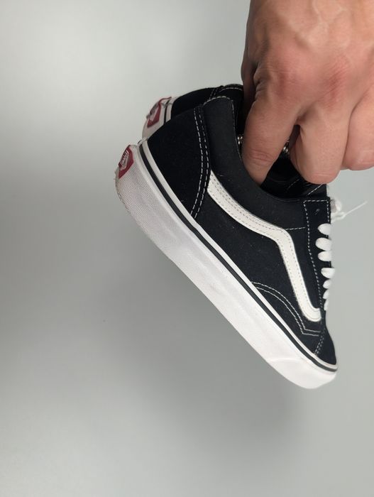 Кеди жіночі (39, 25 см) Vans Old Skool Black Оригінал