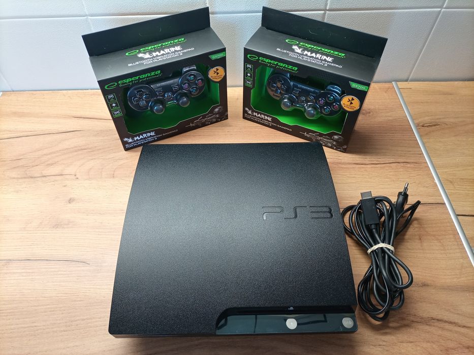 Konsola Sony PlayStation 3 PS3 Slim Gry Pady