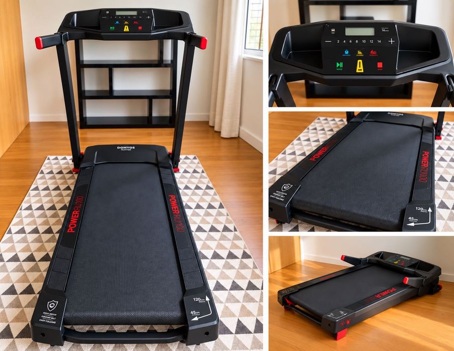 Passadeira de  corrida: Domyos RUN100  – Dobrável
