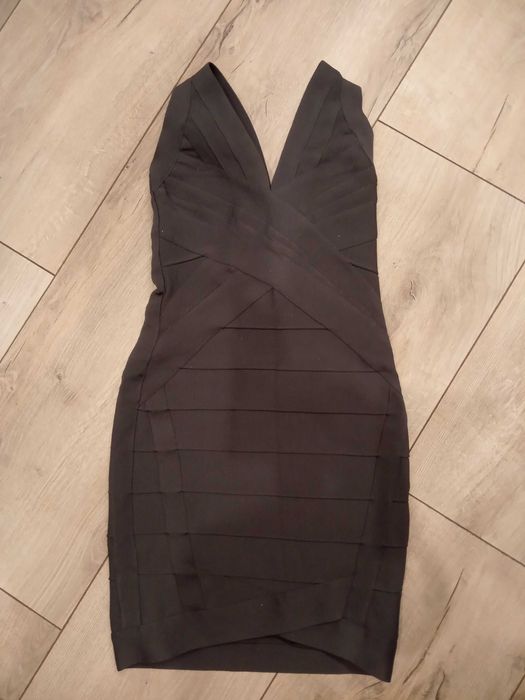 Sukienka bandażowa szara Tiffi S 36