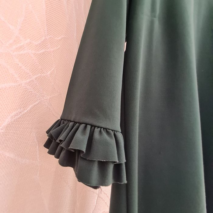 Vestidos preto verde