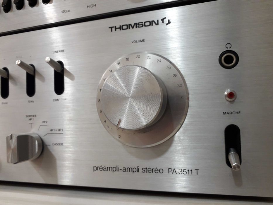 Wieża stereo Magn Diora MSH 101, wzmacn Unitra Fonica Thomson PA3511T