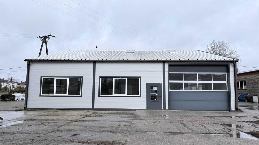 wynajem hali magazynowej 300m2 ogrzewana z placem- możliwości na więcej powierzchni
