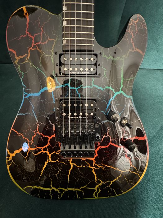 ESP LTD Eclipse ´87 Rainbow CRK Floyd Rose 1000