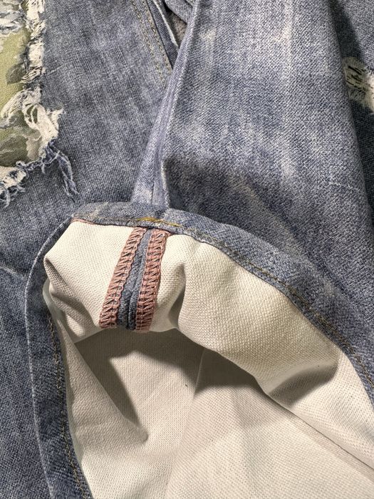 Джинси штани Acne Studios 1981 Denim Rose Print jeans бегги беггі XS S M