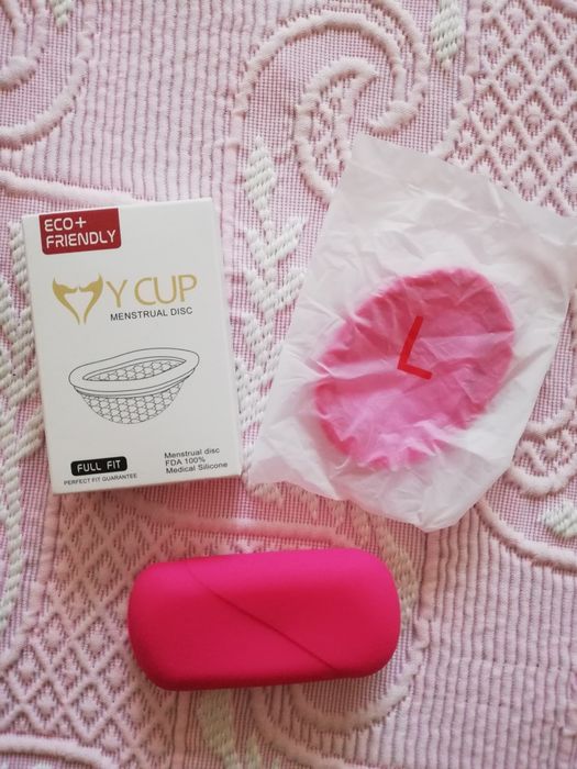 Disco Menstrual Novo e Selado