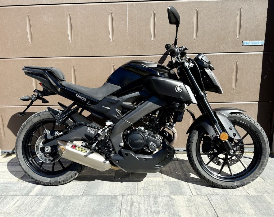 #19 Obniżona 60mm Yamaha MT 125 2019 • Niski przebieg 16 100 km • Akrapovič