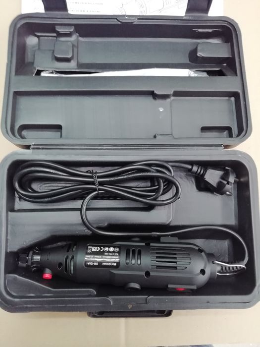 Mini Rebarbadora de 130w com 40 acessórios