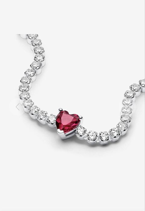 Браслет Пандора «Червоне серце»