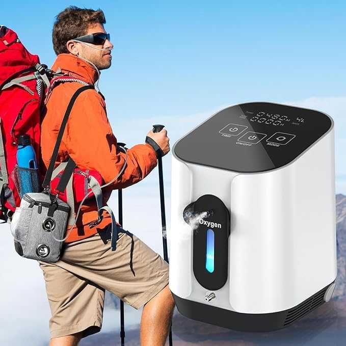 Przenośny Koncentrator Tlenu Creliver XM-898 1 do 4 Litrów Przenośny