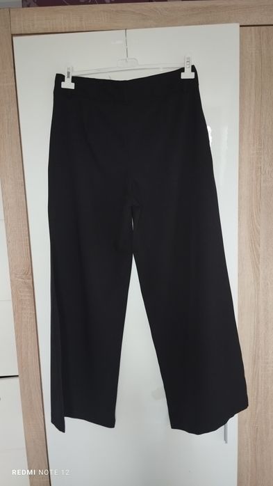 Szerokie spodnie czarne szwedy M shein